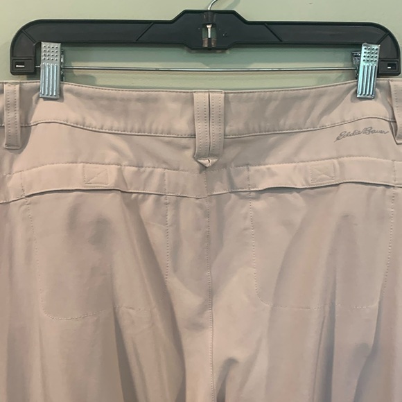 Eddie Bauer Lightweight Polyester Khaki Hiking Pants Women’s Size 8 - Picture 5 of 8